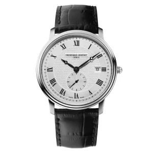 Frederique Constant Men's Fc Slimline Small Seconds Black Watch FC-245M5S6