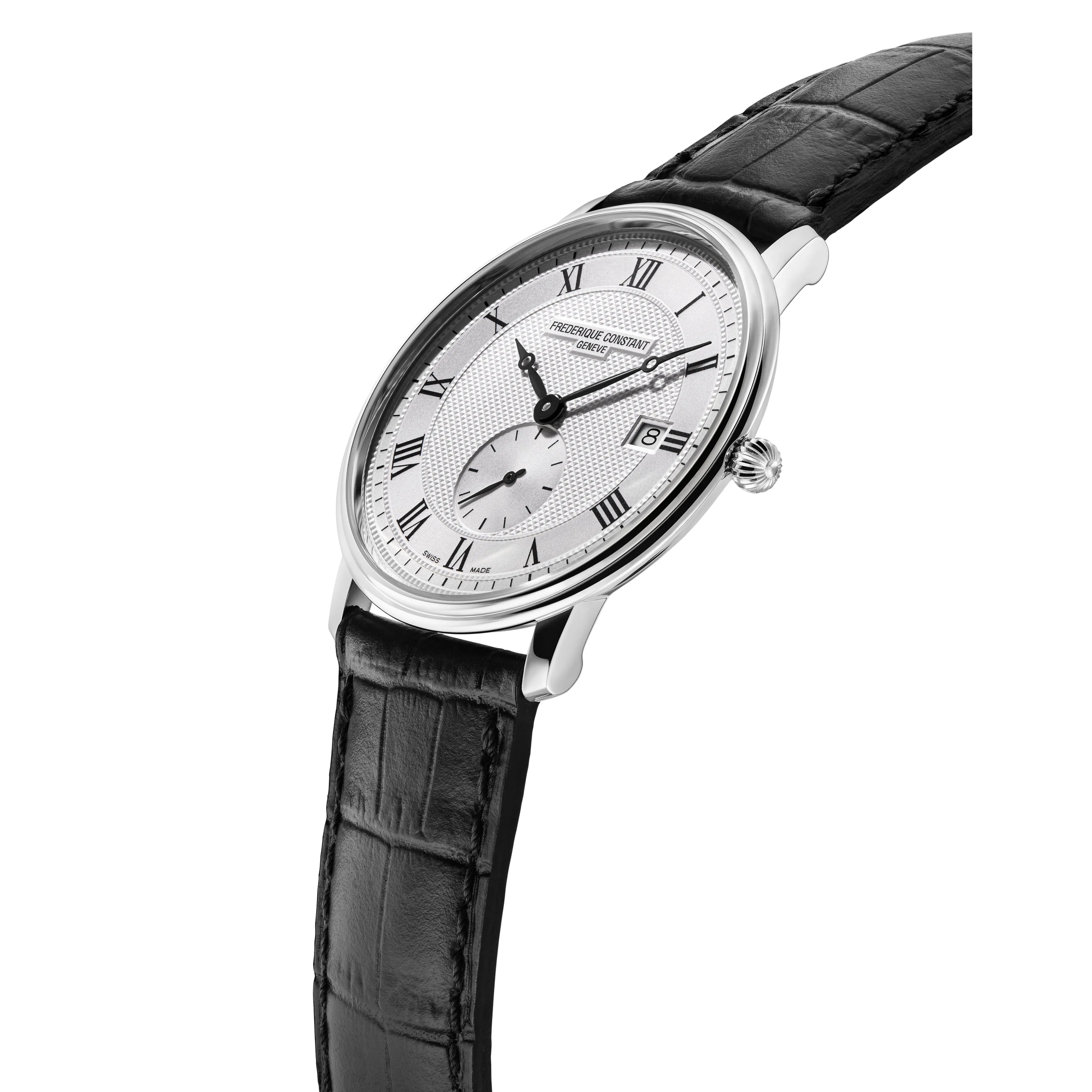 Frederique Constant Men's Fc Slimline Small Seconds Black Watch FC-245M5S6