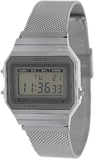 G-Shock Casio Vintage A700WM-7AVT Silver One Size