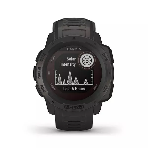 Garmin Instinct Solar GPS Multi Sport Watch - Black (Refurbished Grade-B)