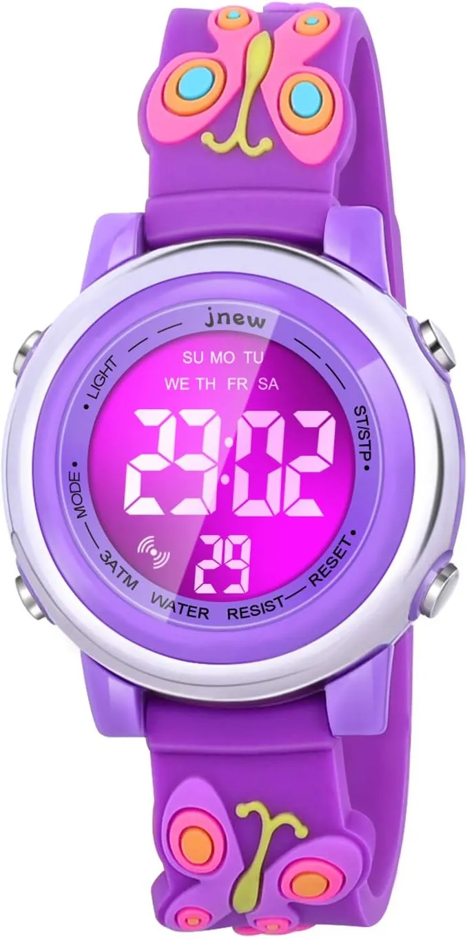 Girls Watches Age 3-10 with Waterproof Alarm - Best Gifts for Girls