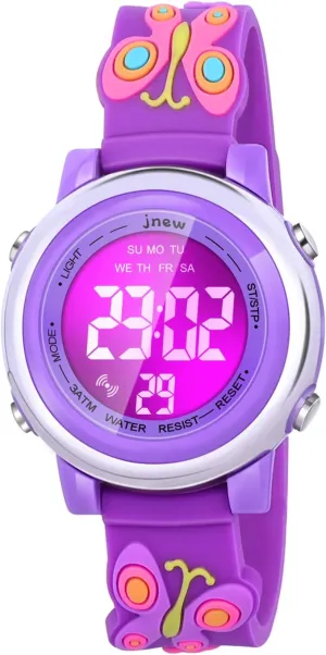 Girls Watches Age 3-10 with Waterproof Alarm - Best Gifts for Girls