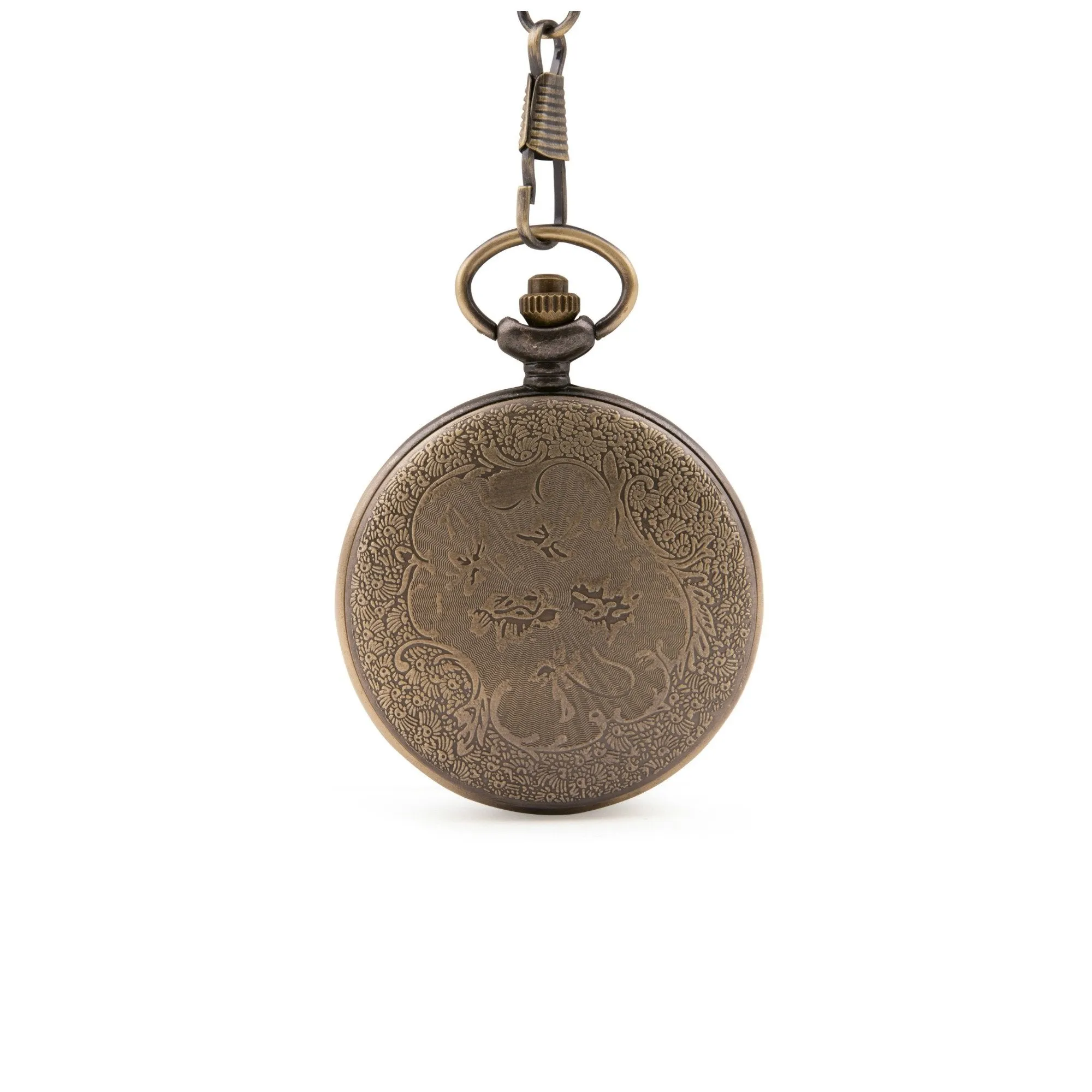 Glass Front Quartz Pocket Watch