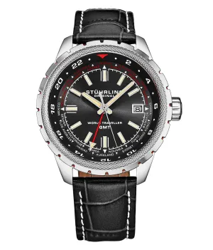 Global Voyager 1014 GMT 42mm World Timer Watch