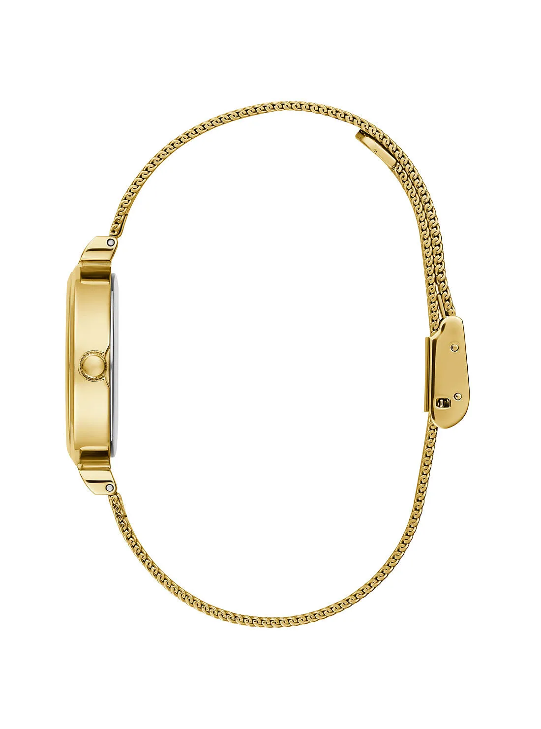 Gold Array Crystal Mesh Watch