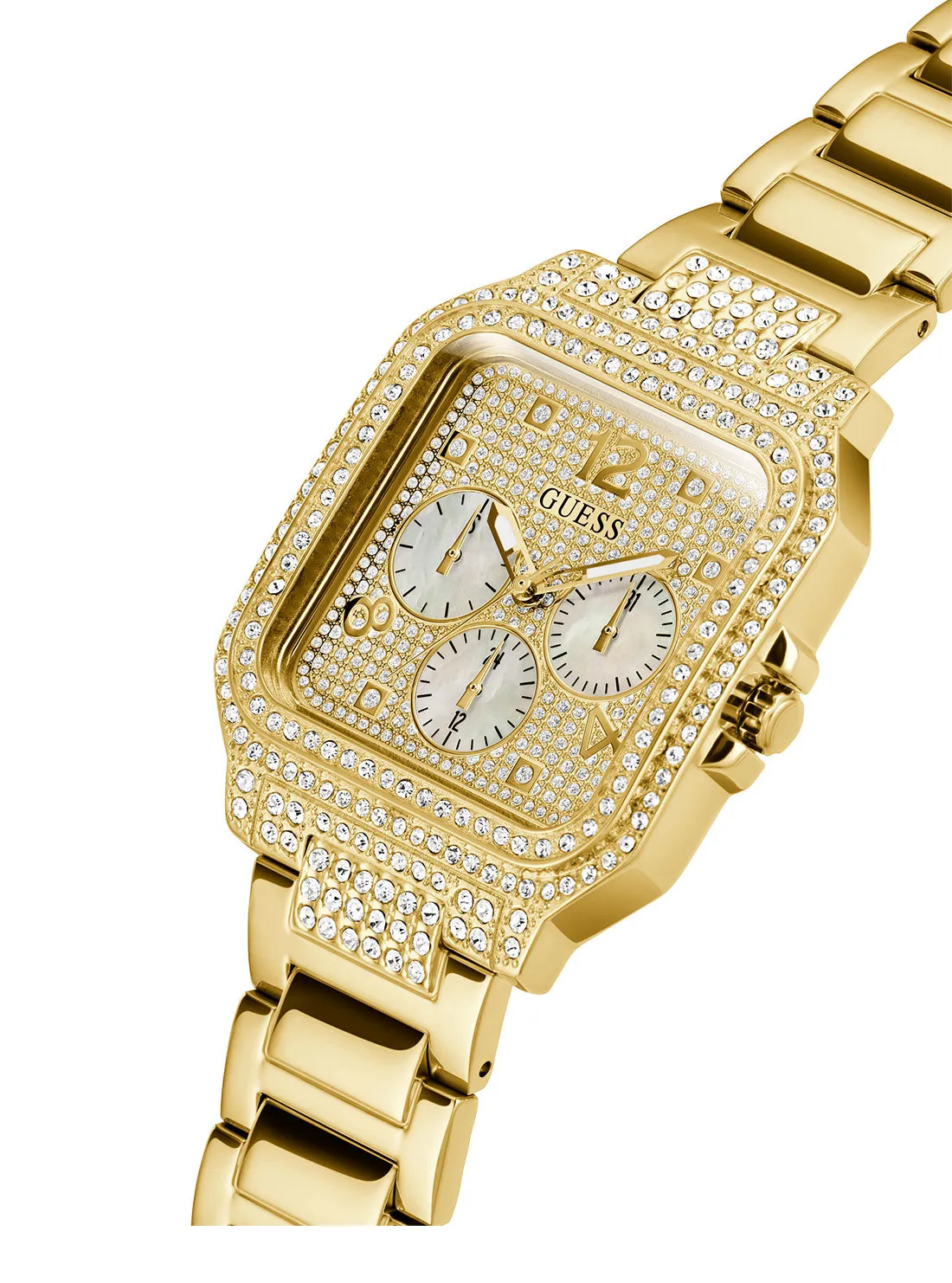Gold Deco Glitz Watch