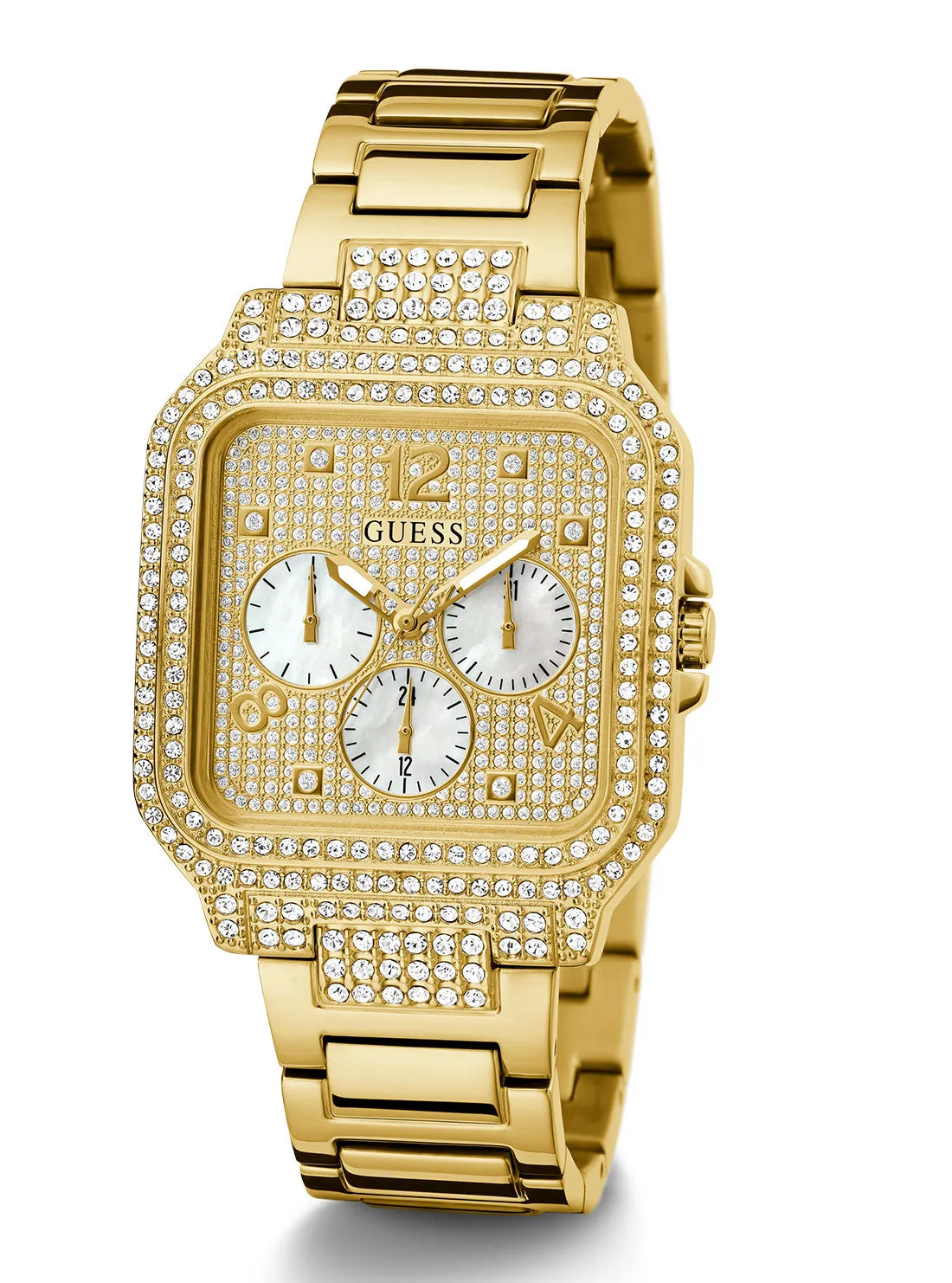 Gold Deco Glitz Watch