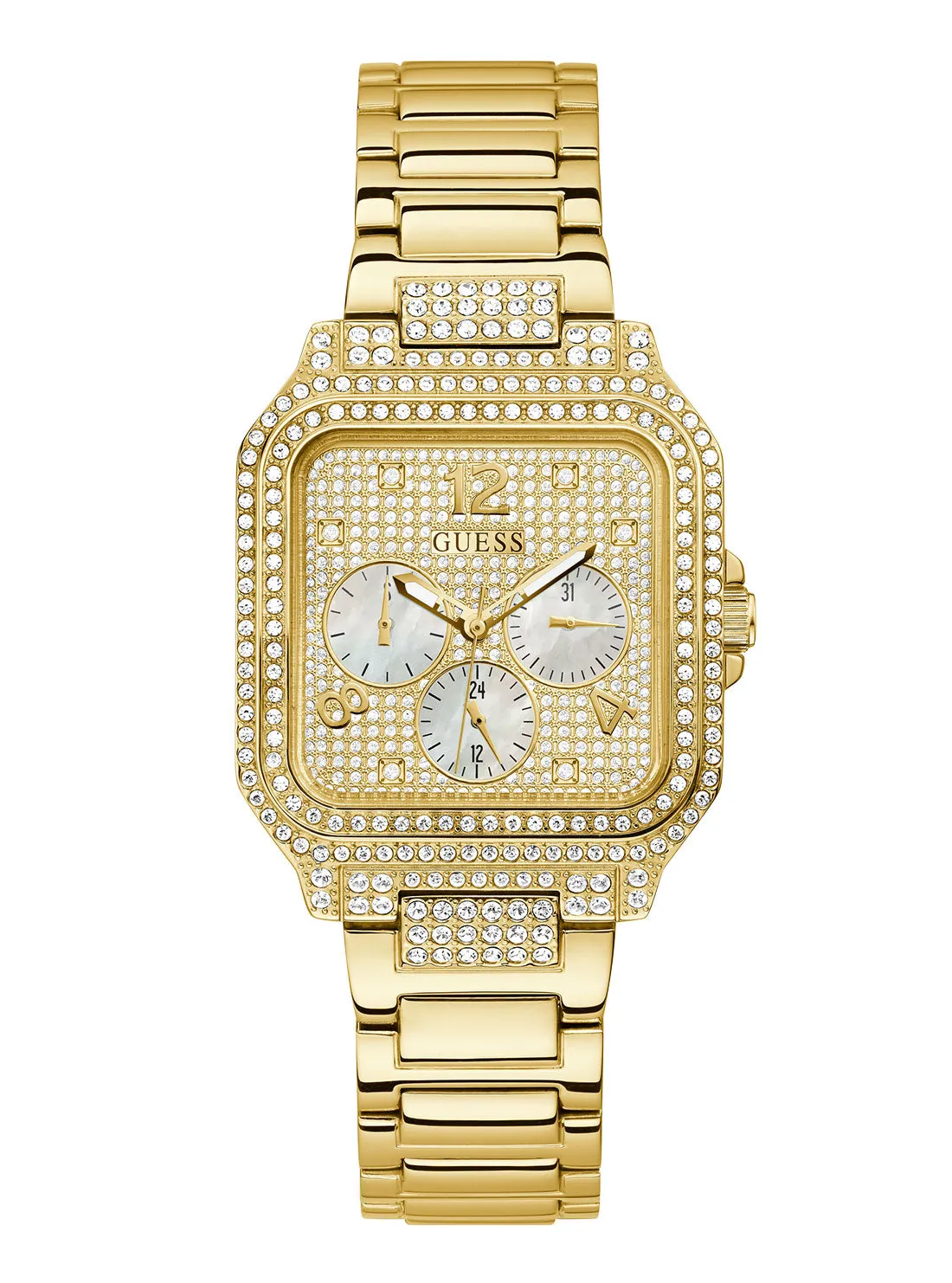 Gold Deco Glitz Watch