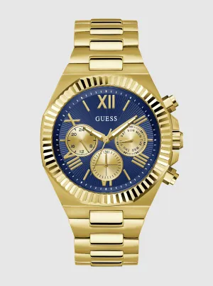 Gold Equity Blue Dial Watch