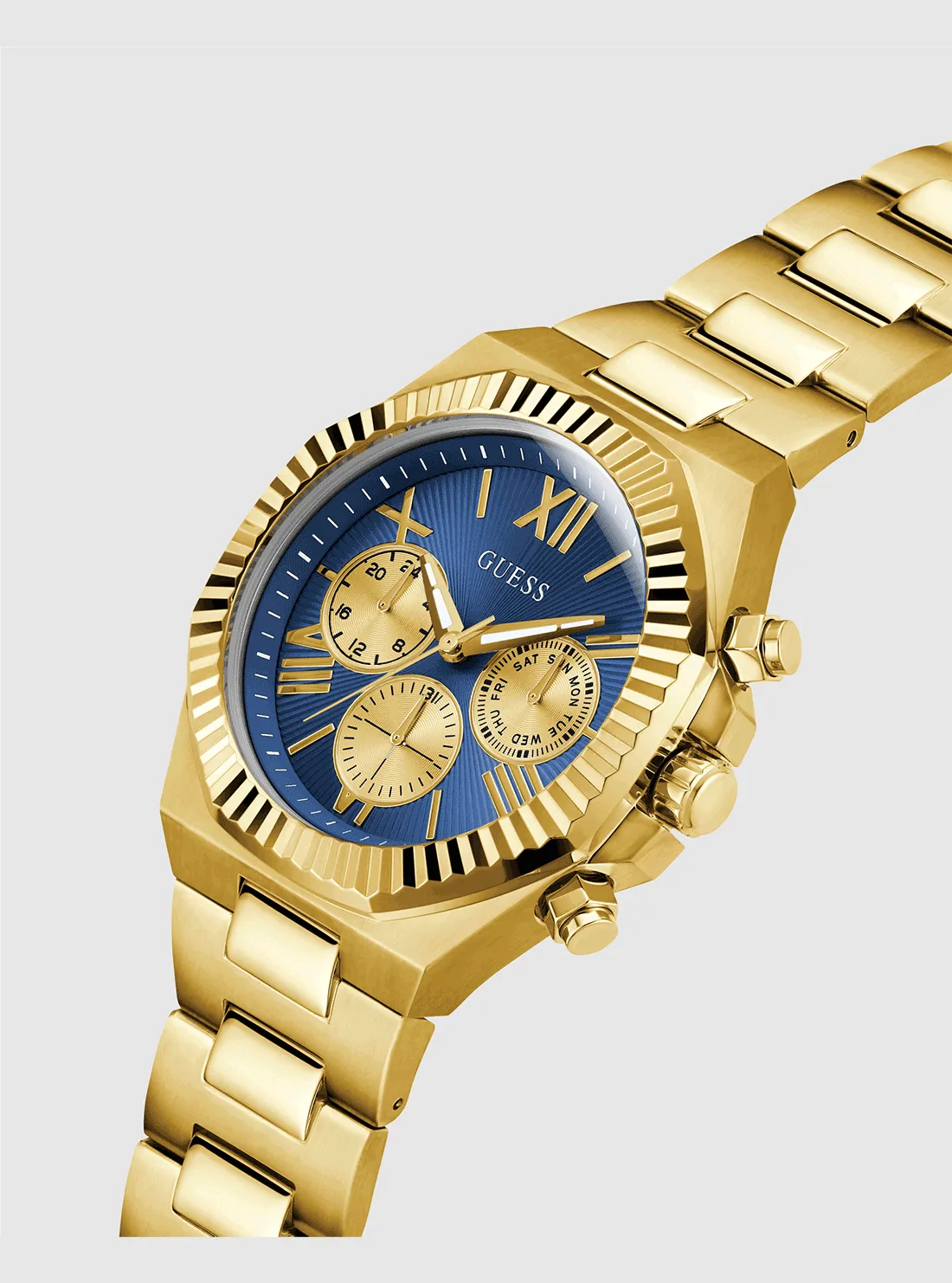 Gold Equity Blue Dial Watch