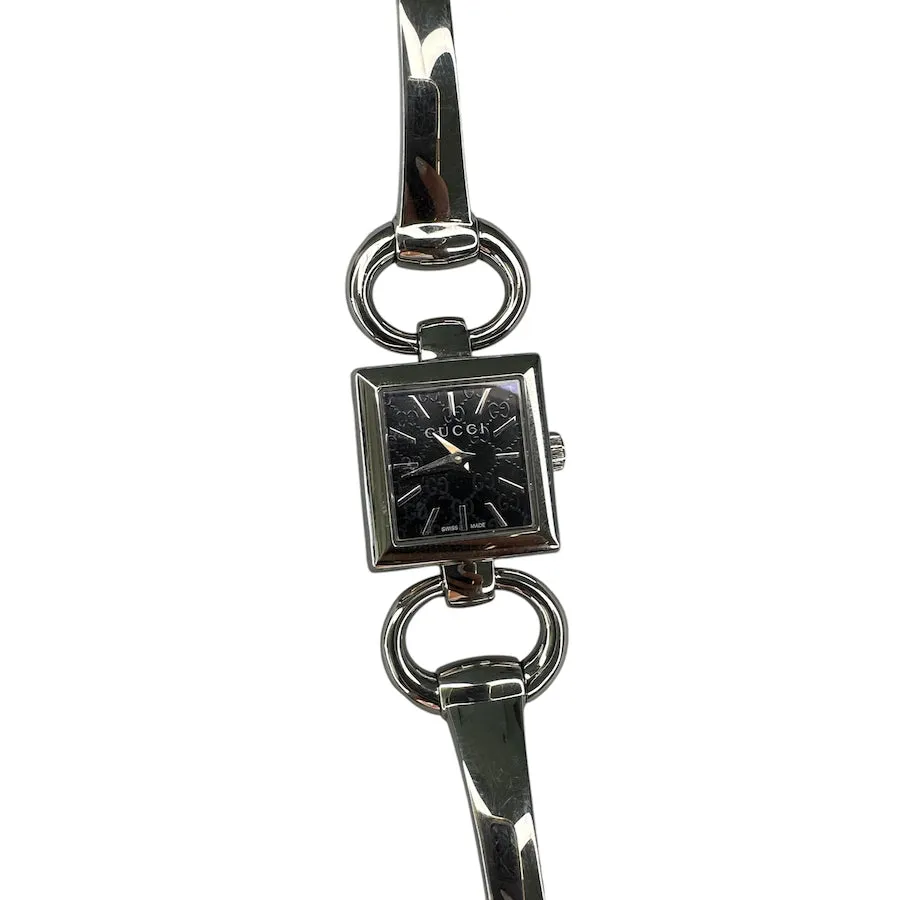 GUCCI 120 BLACK GG QUARTZ WATCH