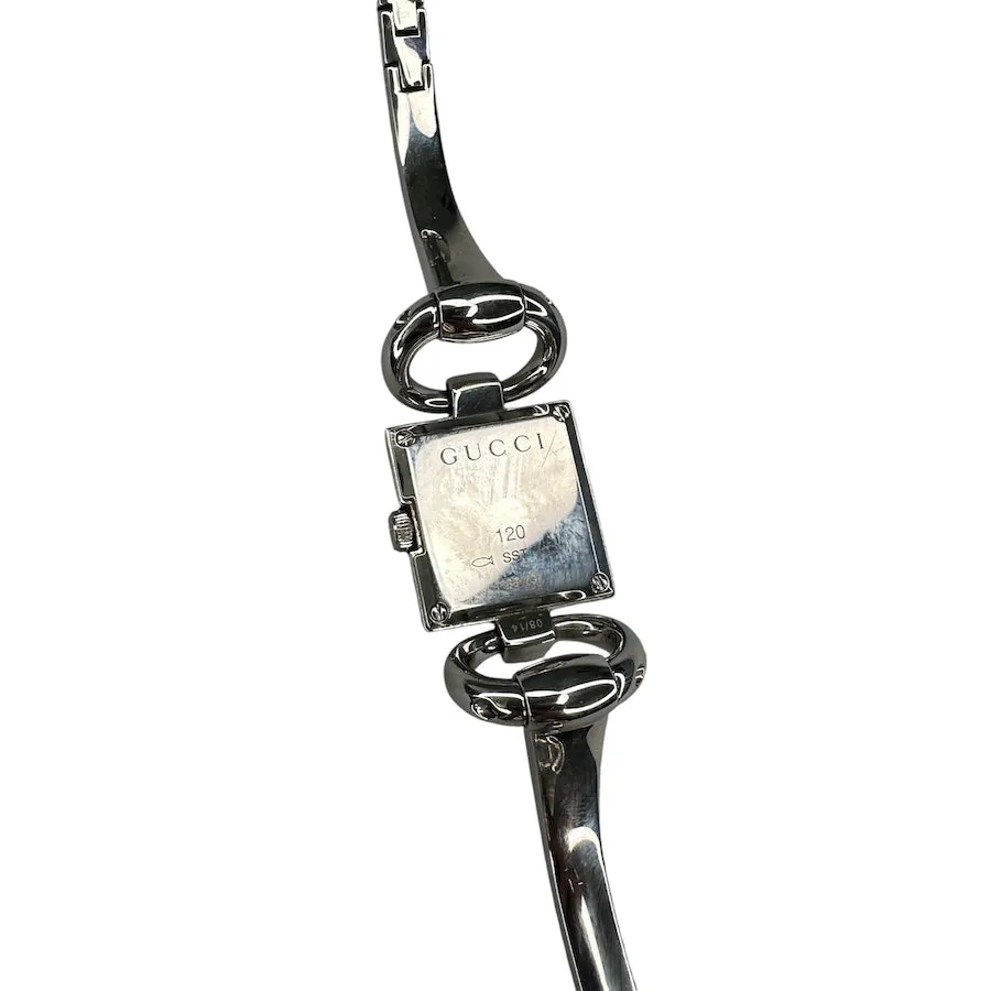 GUCCI 120 BLACK GG QUARTZ WATCH
