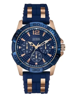 Guess Blue Dial Men Analog Watch - W0366G4