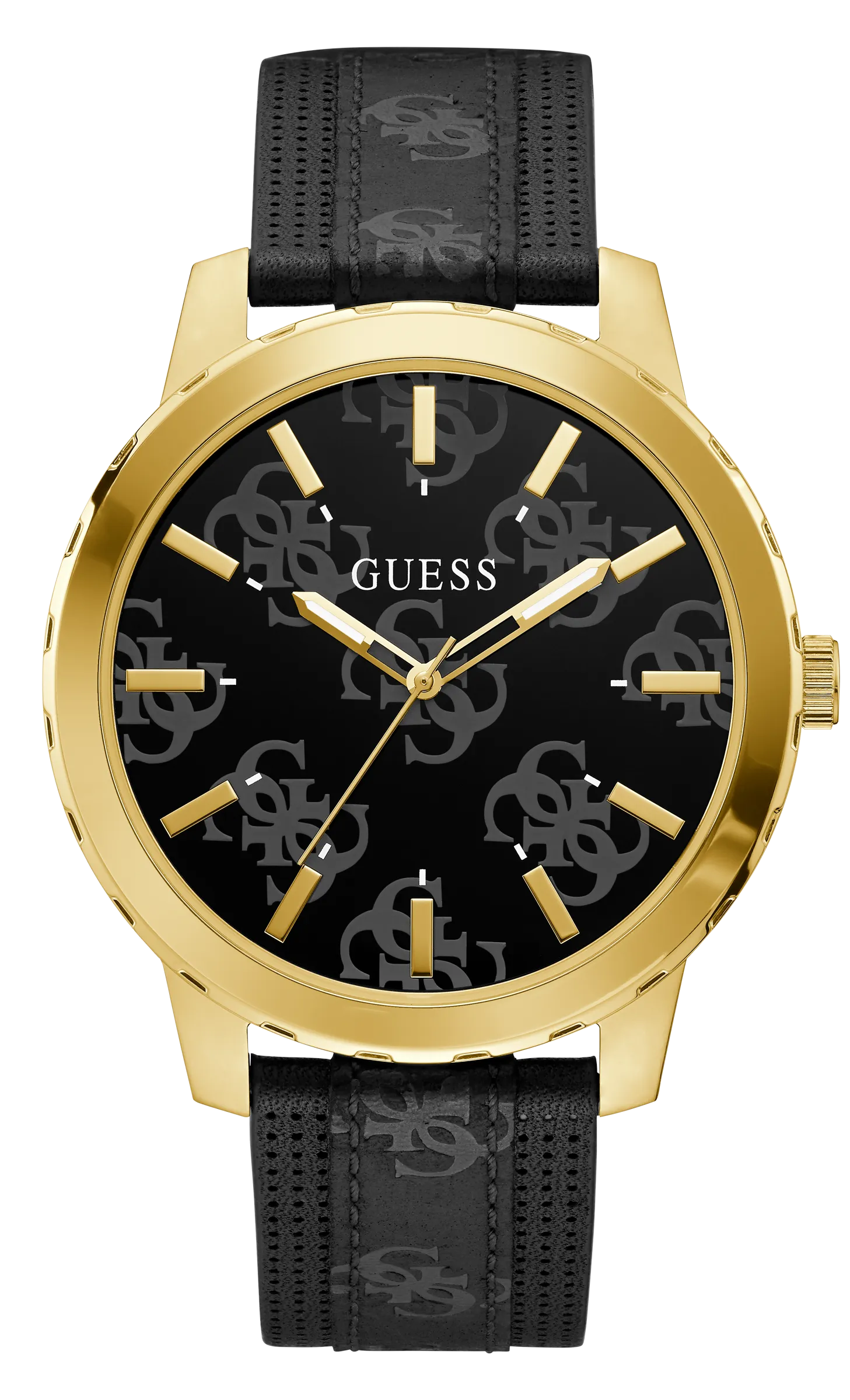 Guess Mens Gold Analog Watch - GW0201G1