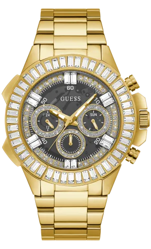 Guess Mens Gold Multi-function Watch - GW0369G1