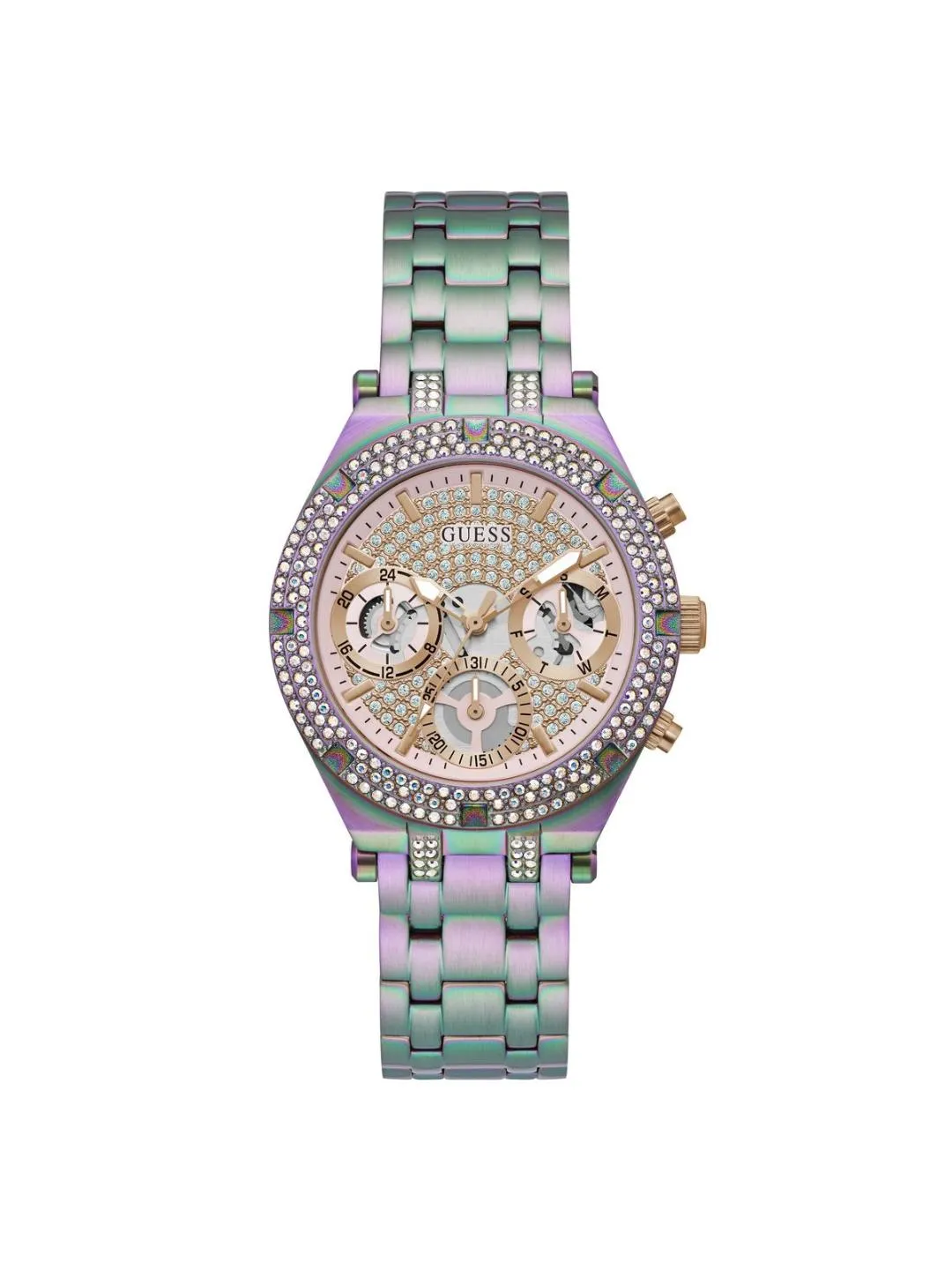 Guess Pink Dial Women Analog Watch - GW0440L3