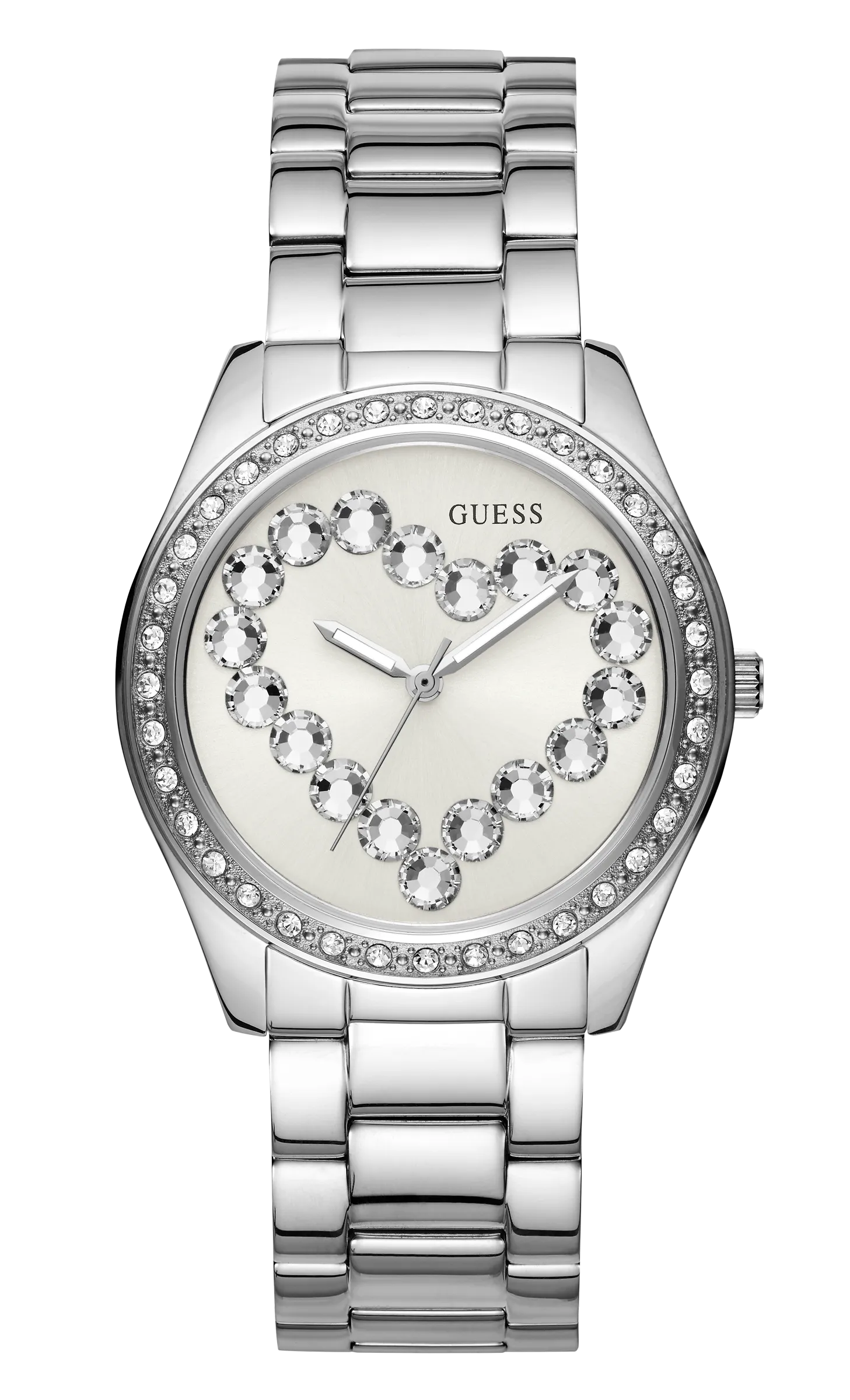 Guess Women Silver Dial Analog Watch - W1061L1