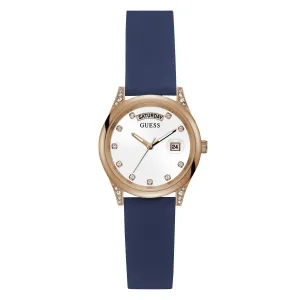 Guess Women White Dial Analog Watch - GW0356L1