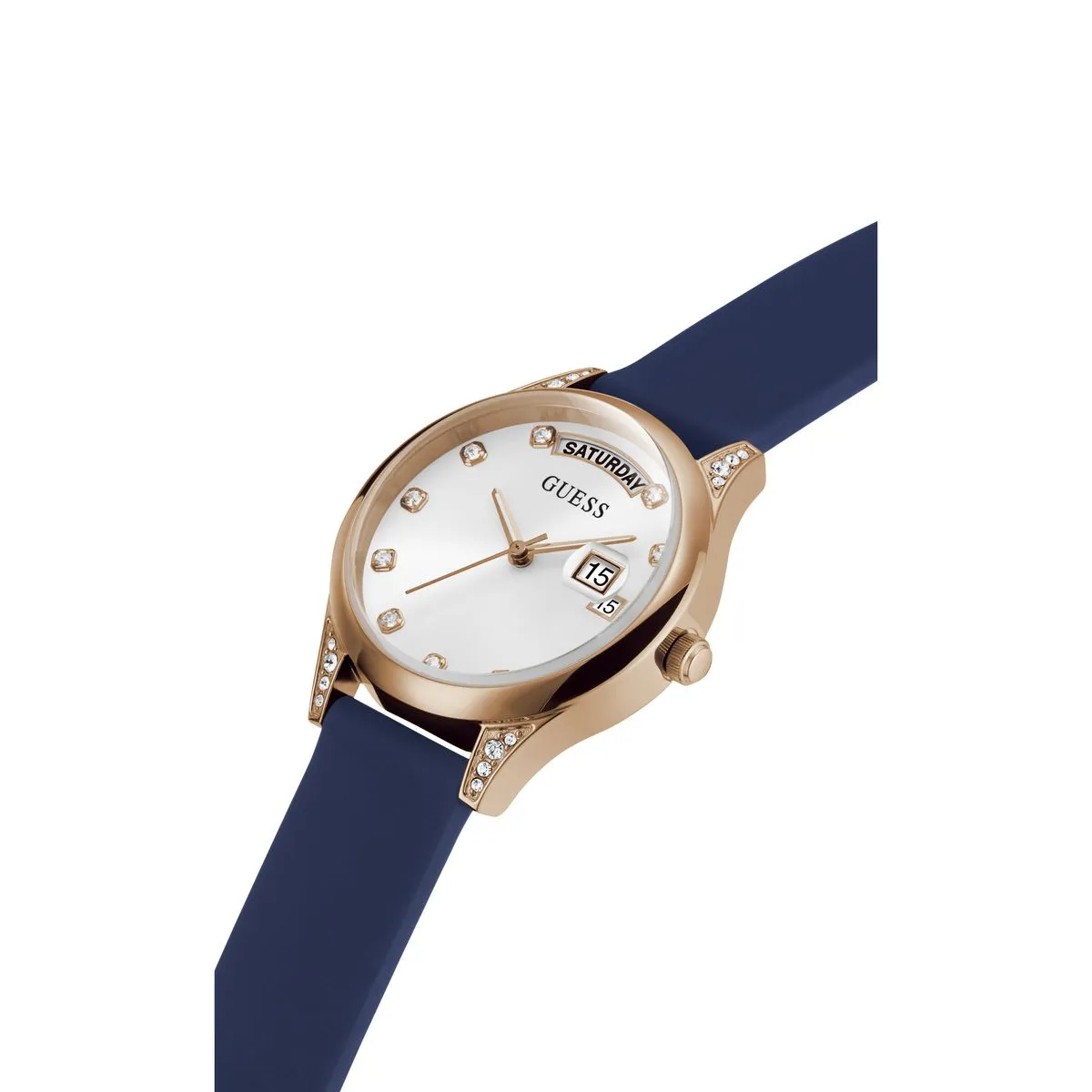 Guess Women White Dial Analog Watch - GW0356L1