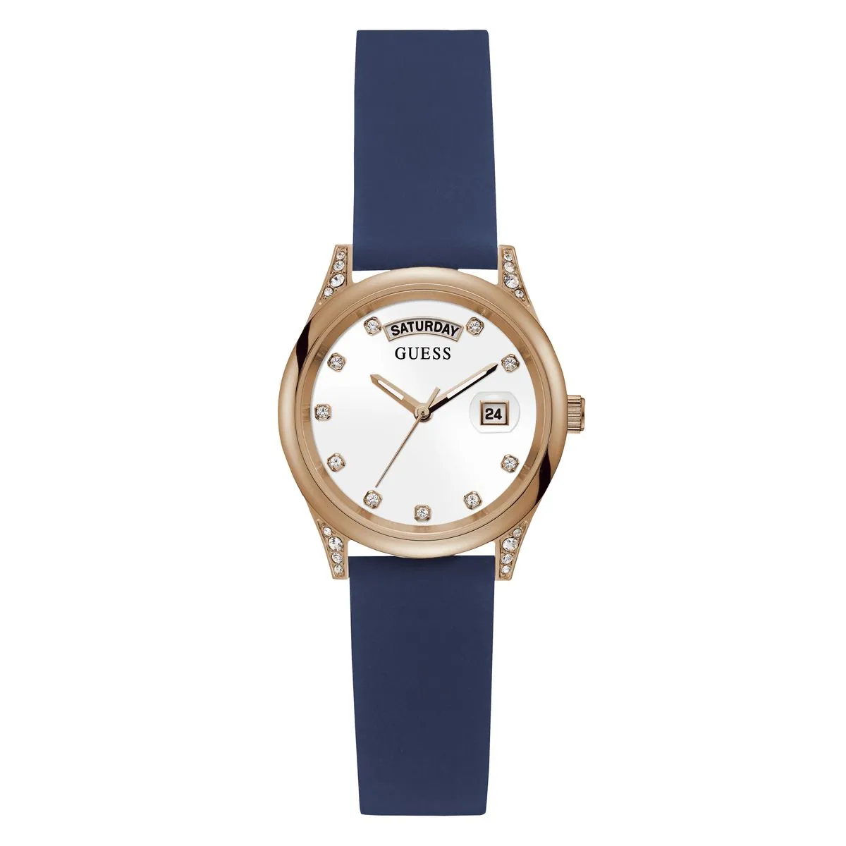 Guess Women White Dial Analog Watch - GW0356L1
