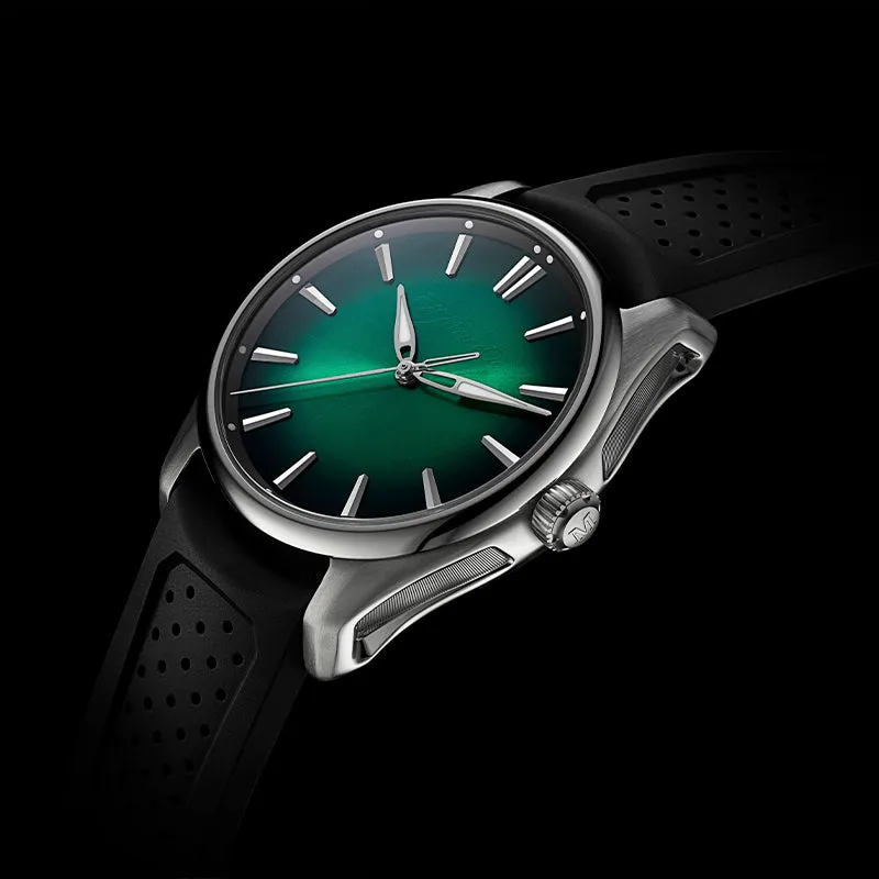 H. MOSER & CIE. PIONEER CENTRE SECONDS COSMIC GREEN