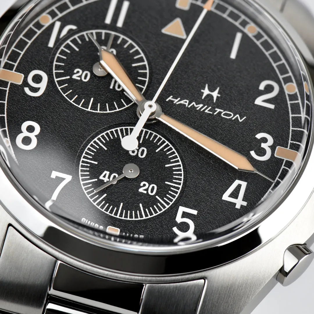 Hamilton Khaki Aviation Pilot Pioneer Chrono Quartz D