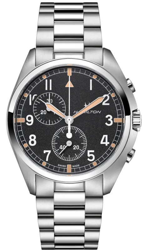 Hamilton Khaki Aviation Pilot Pioneer Chrono Quartz D