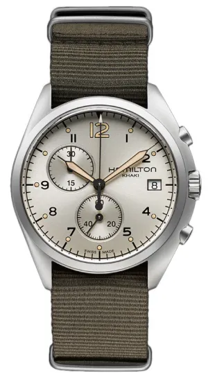 HML Watch Khaki Aviation Pilot Pioneer Chrono
