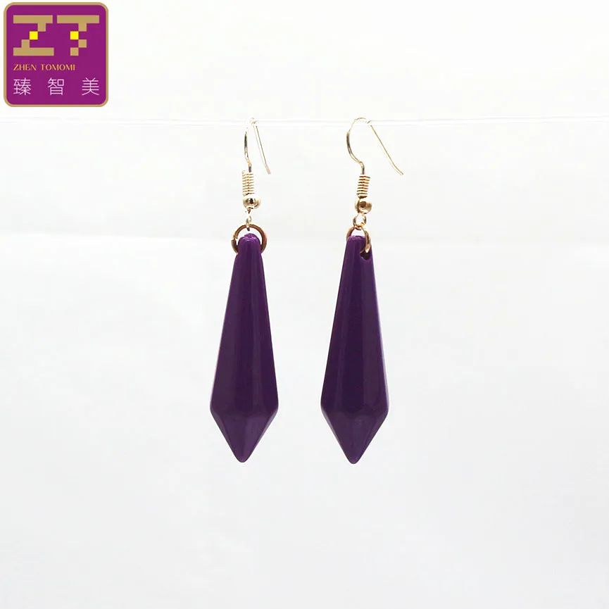 Hot New Fashion Drop Earrings Wholesale Exo Bijoux Geometric Bullet Dangling Long Statement Earrings Women 2016 Jewelry Gift