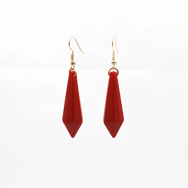 Hot New Fashion Drop Earrings Wholesale Exo Bijoux Geometric Bullet Dangling Long Statement Earrings Women 2016 Jewelry Gift