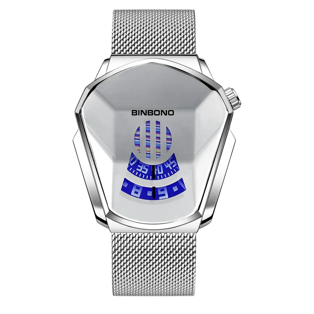 Ingenuity Waterproof Wrist Watch For Men