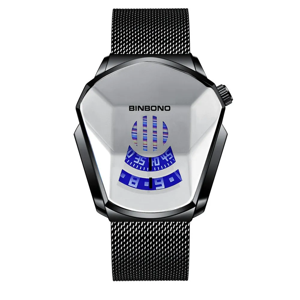 Ingenuity Waterproof Wrist Watch For Men