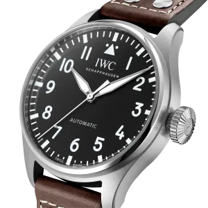 IWC Shaffhausen Big Pilot’s Watch 43mm w/ Black Dial & Calf Strap