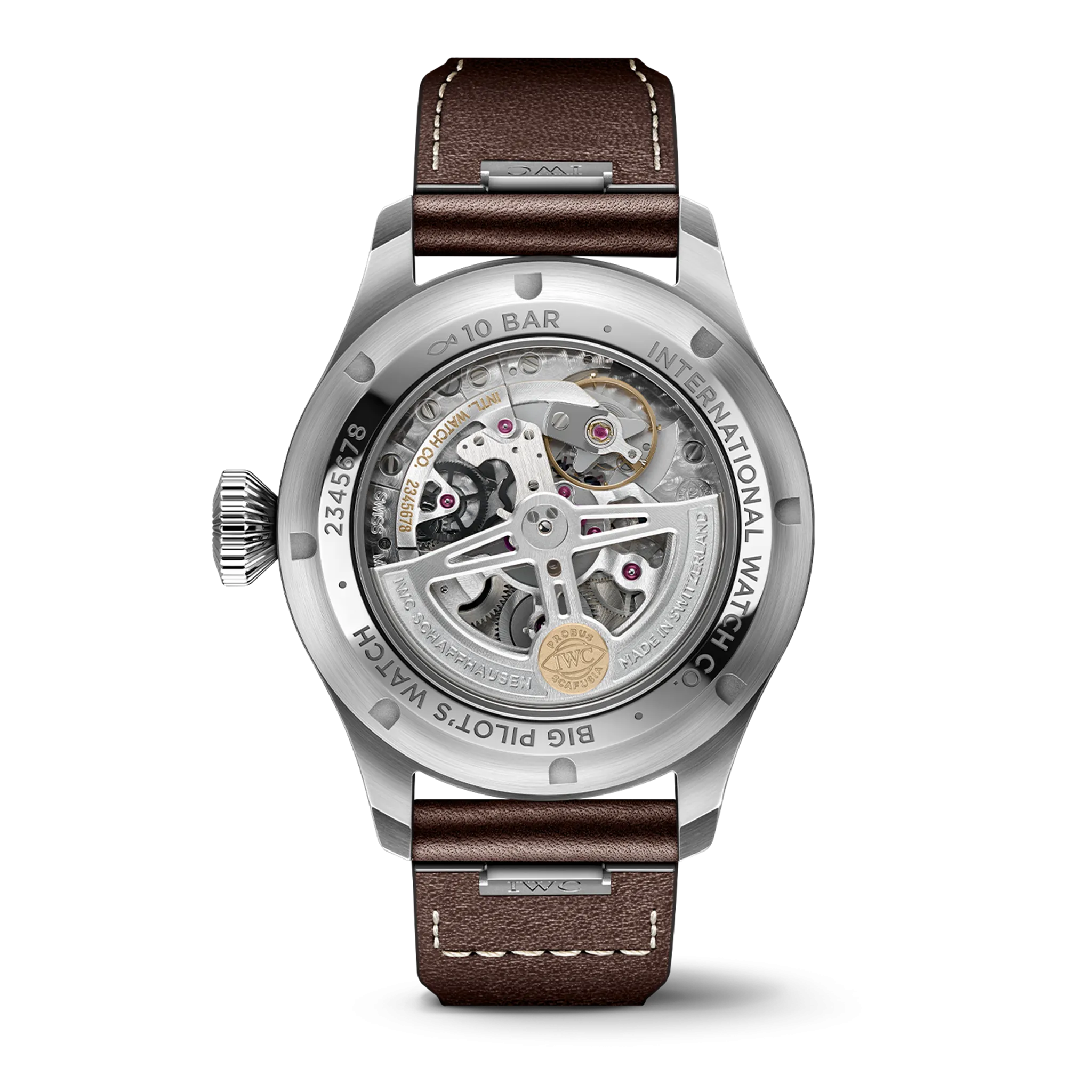 IWC Shaffhausen Big Pilot’s Watch 43mm w/ Black Dial & Calf Strap