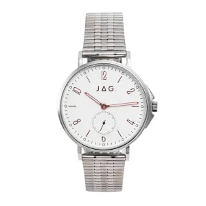 Jag Milton White and Silver Men's Watch J2784A