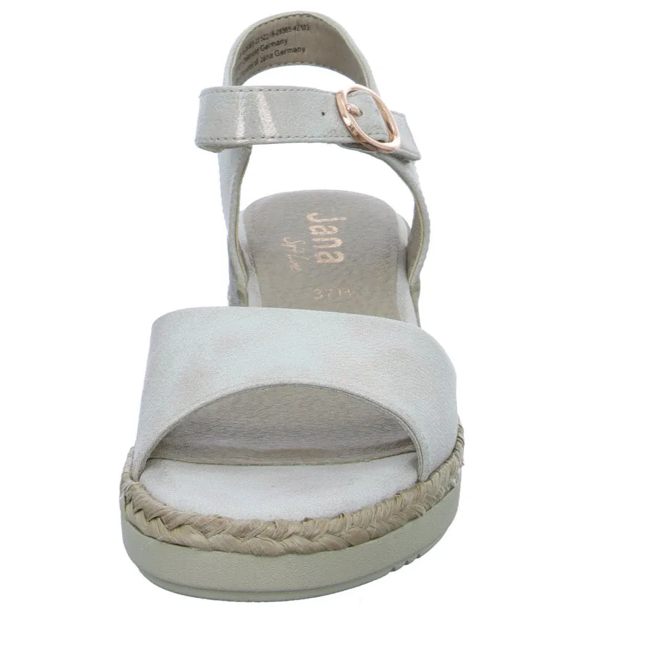 Jana Rose/Gold Sandal 8-28365-42