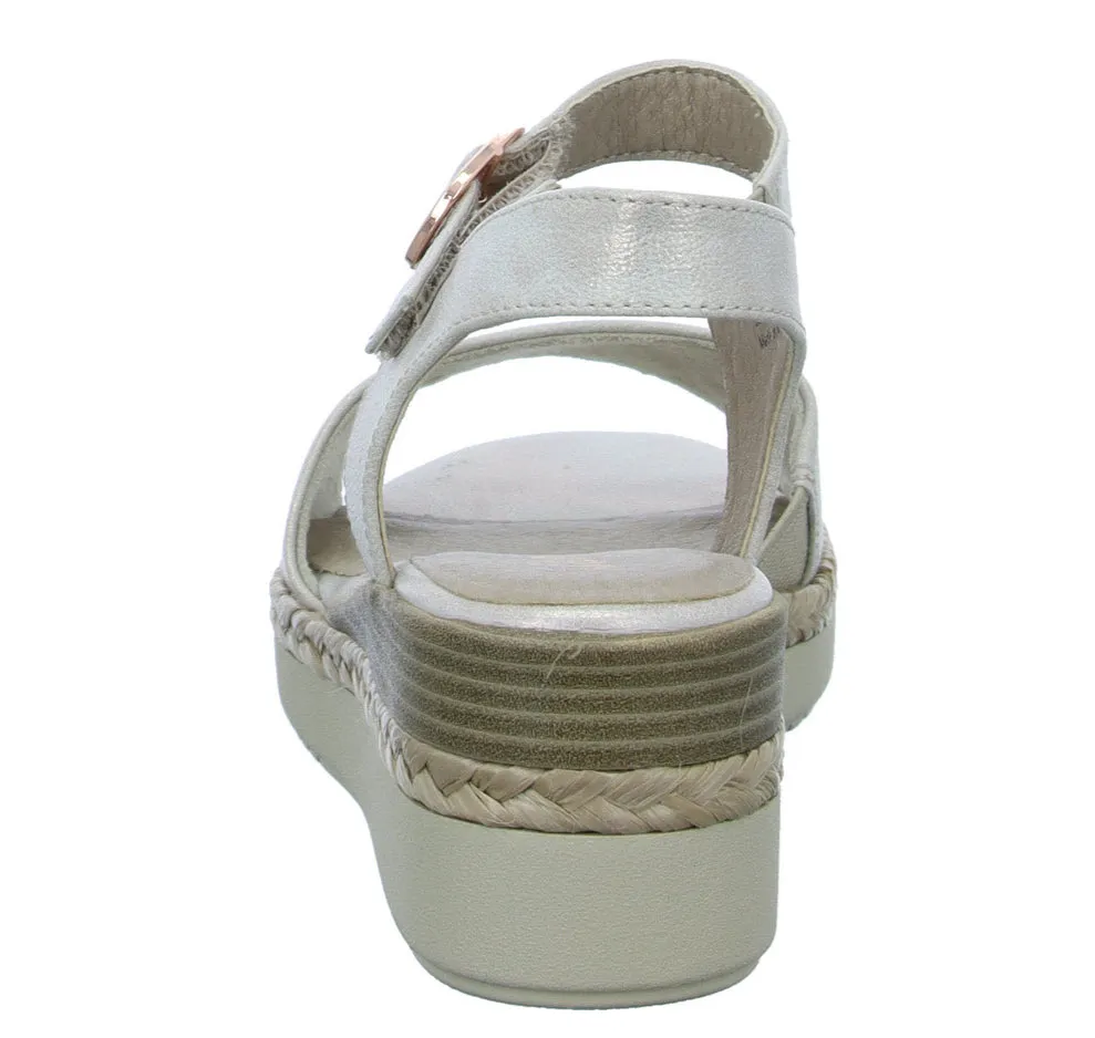 Jana Rose/Gold Sandal 8-28365-42