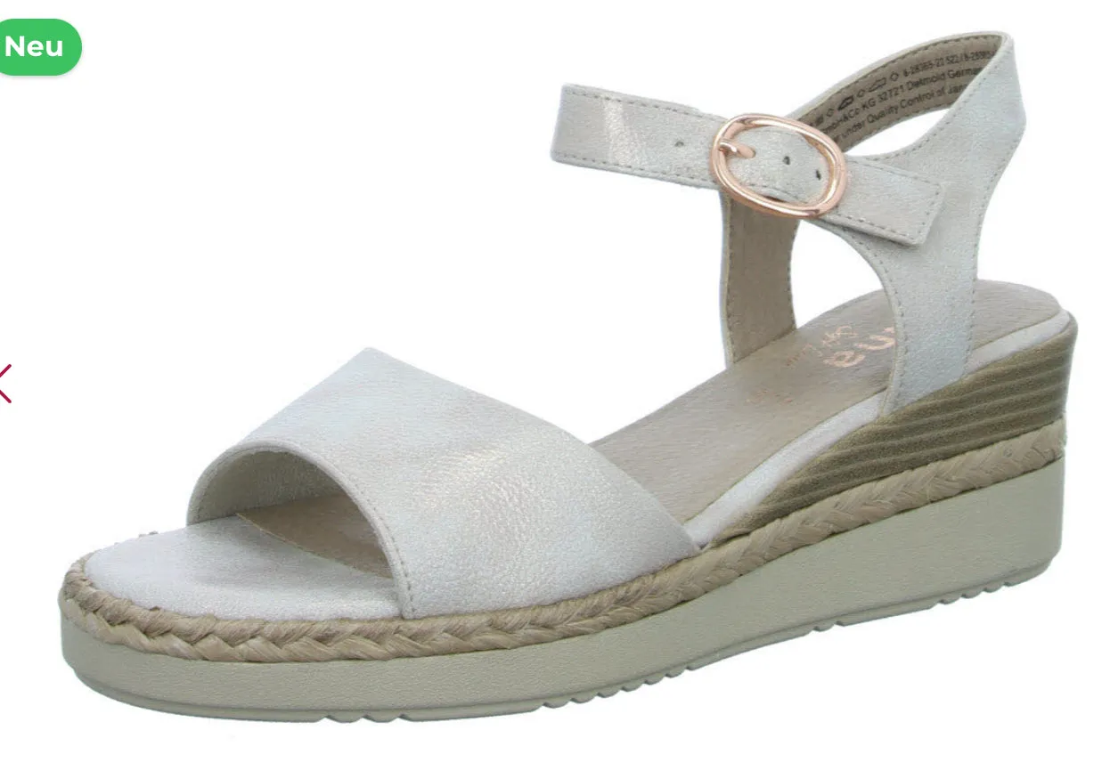 Jana Rose/Gold Sandal 8-28365-42