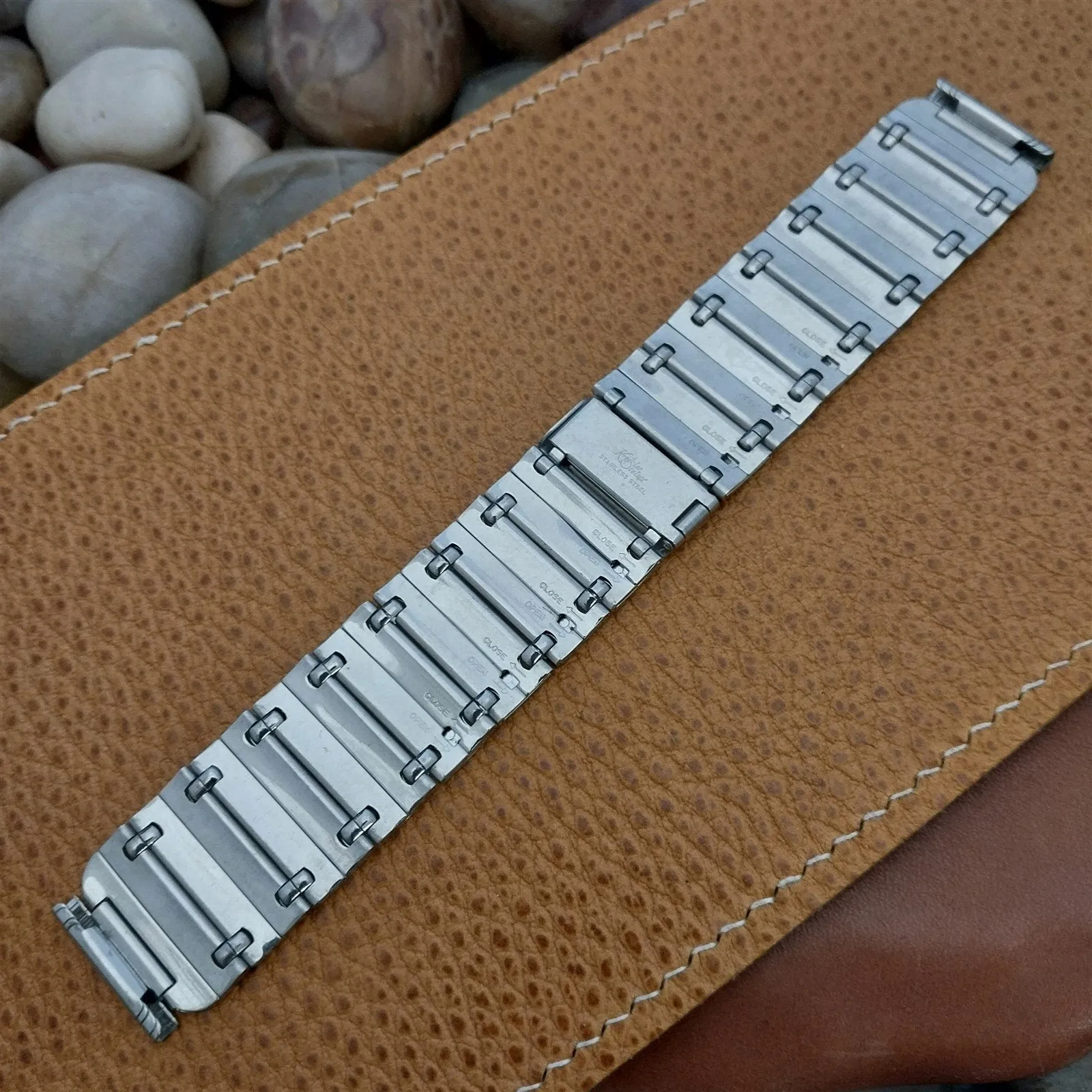Kreisler Stelux 19mm 18mm Stainless Steel Unused 1960s-1970s Vintage Watch Band