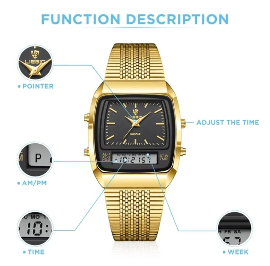 LIEBEG DUAL TIME WATCH