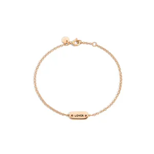 Lover/Fighter Bracelet - Rose Gold