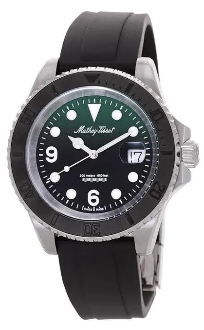 Mathey-Tissot Analog Quartz Green Dial Men's Watch - H909AV