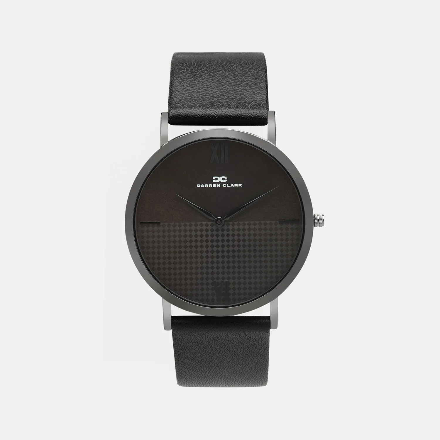 Men's Black Analog Brass Watch 1005F-L0404