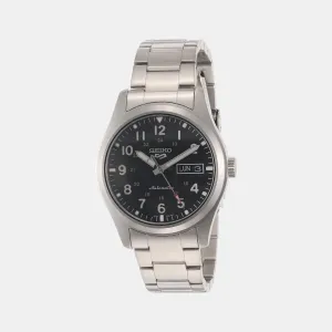 Men's Black Analog Stainless Steel Automatic Watch SRPG27K1