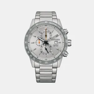Men's Grey Chronograph Stainless Steel Watch AN3688-58H