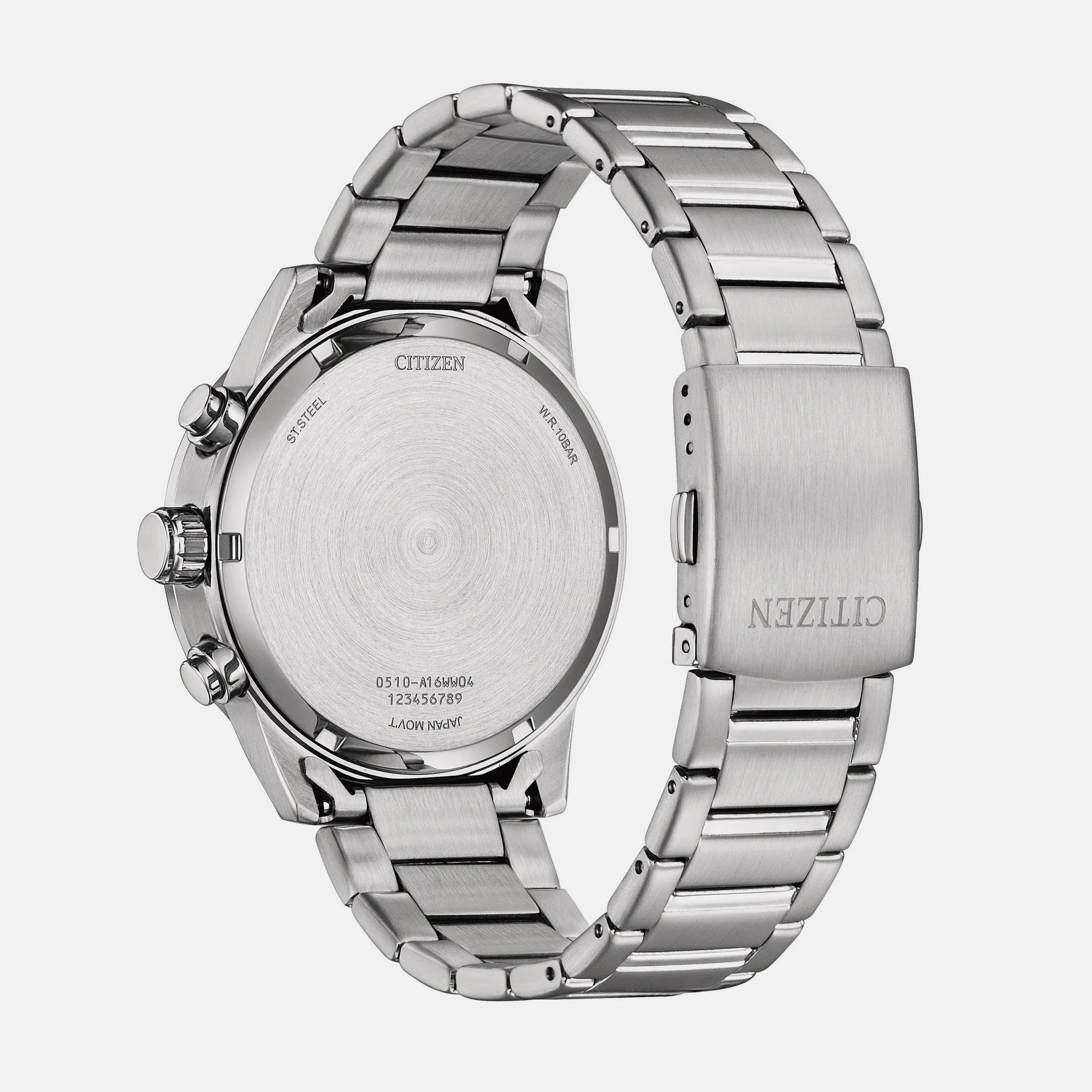 Men's Grey Chronograph Stainless Steel Watch AN3688-58H