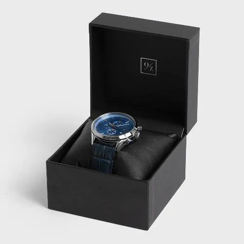 Men's Luxury  Leather Chronograph Watch  - 3 colors