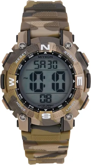 Miykon Womens Sports Digital Watch - Lightweight Shockproof, Super Illuminator, Stopwatch and Timer, Alarm, Dual Time, 24hr Military Time, 100M Water Resistant