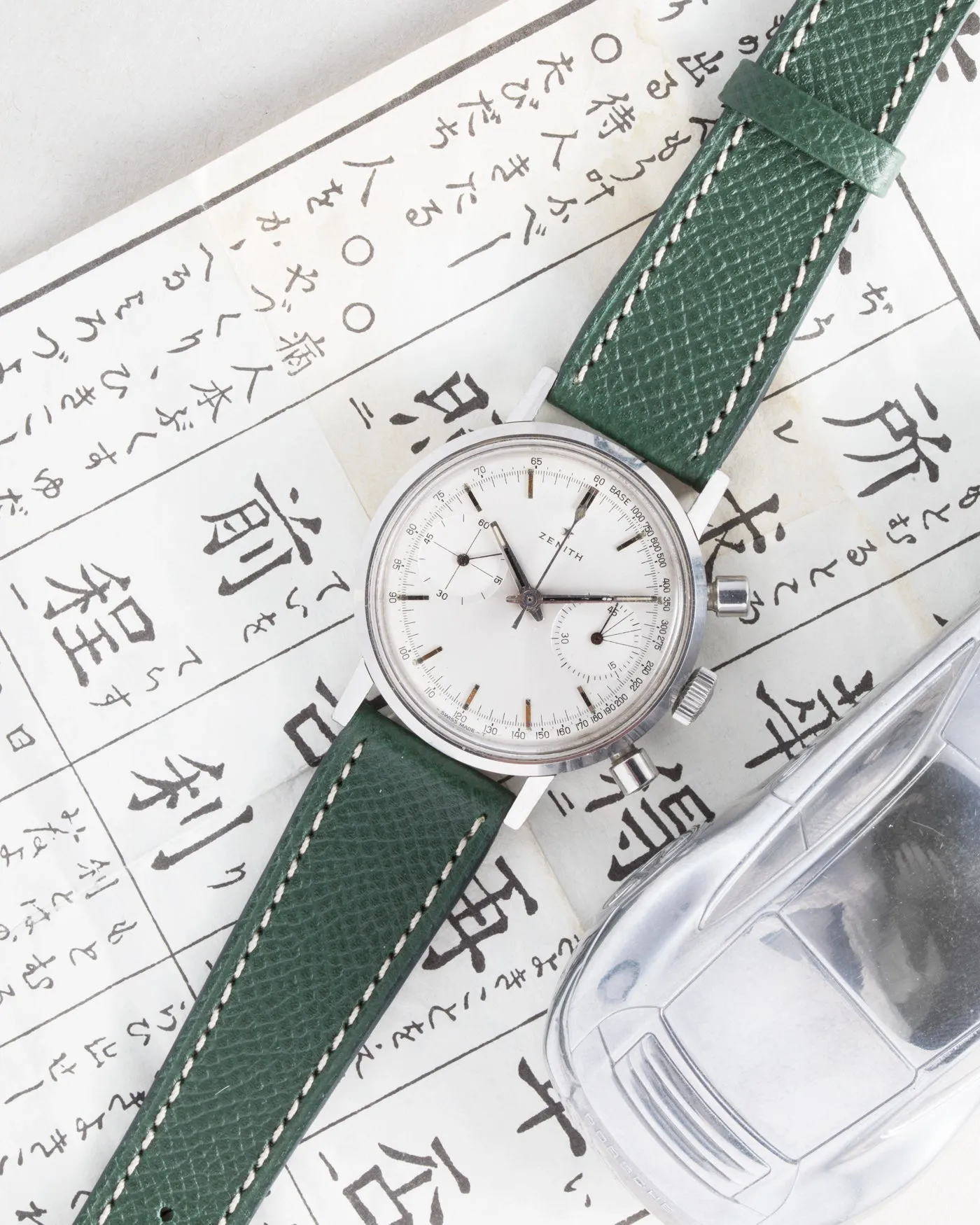 Molequin Hunter Green Grained Calf