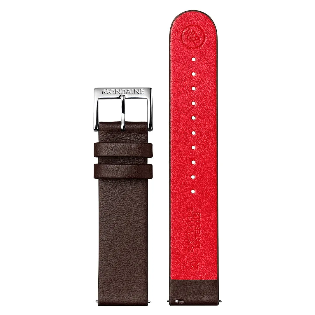 Mondaine Classic 40mm Brown Vegan Grape Leather, A660.30360.11SBGV
